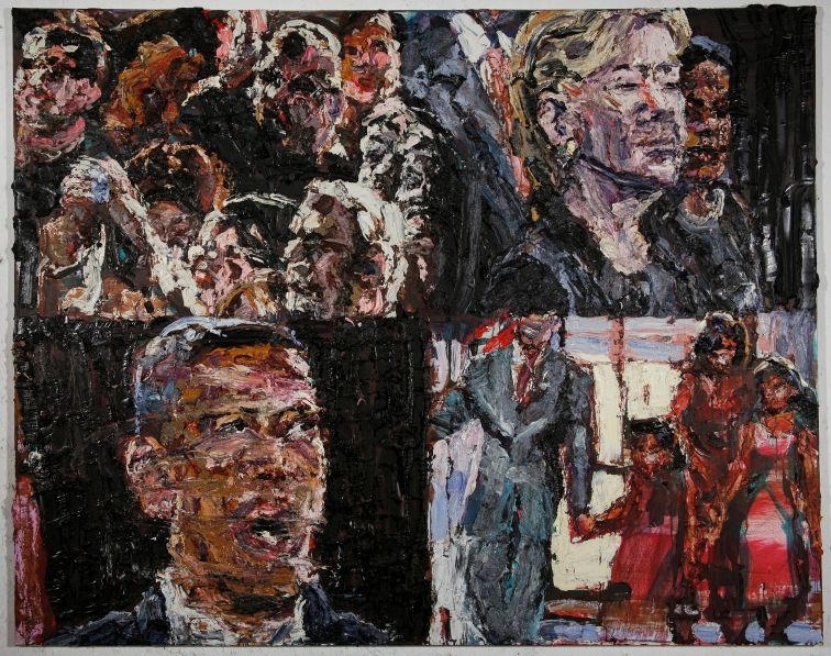 Hillary Cinton, gezeichnet